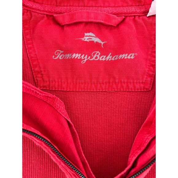 Kansas City Chiefs Tommy Bahama quarter zip pullover shirt - Picture 6 of 11